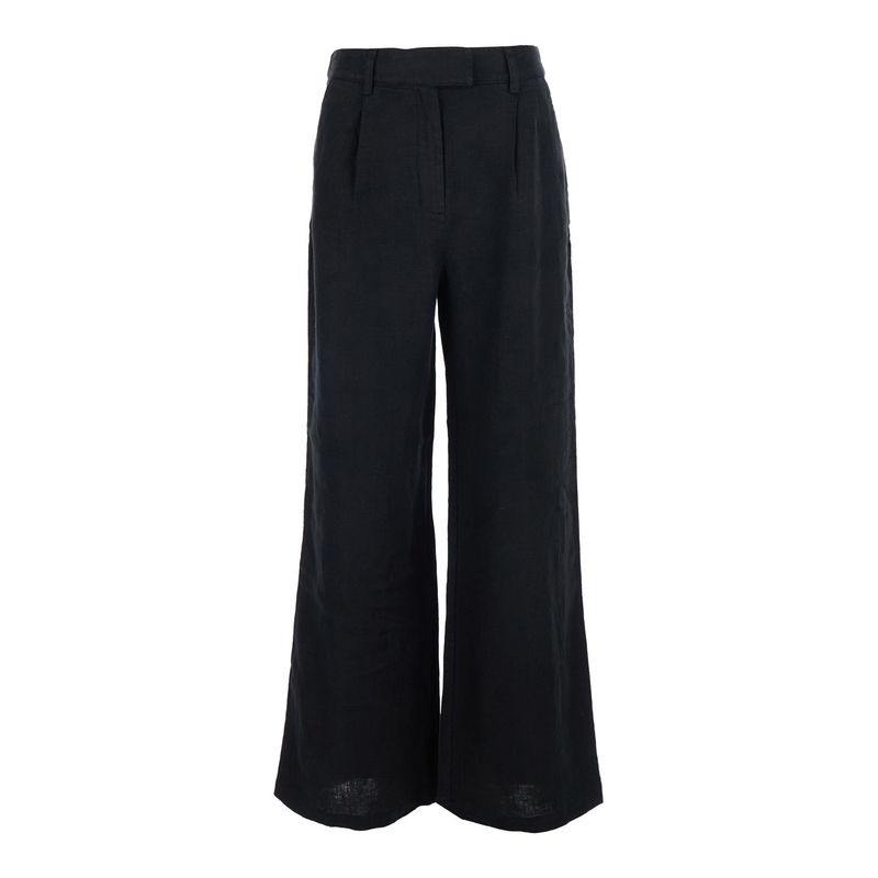 Jc Sophie Women Leon High-Waisted Pants With Hidden Details In Black For Women